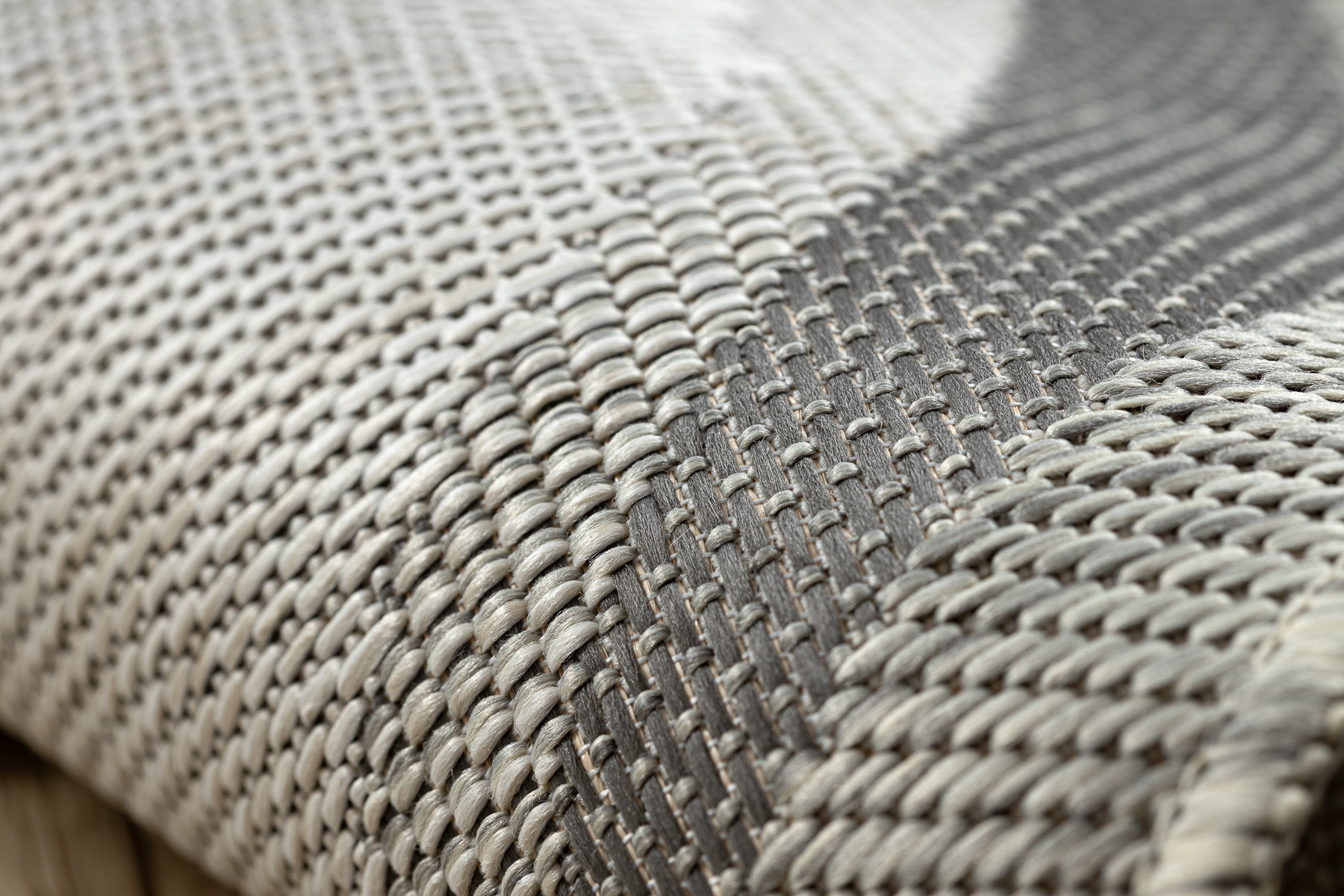 Koberec ORGANIC 2123 / krémový / šedý / naturální