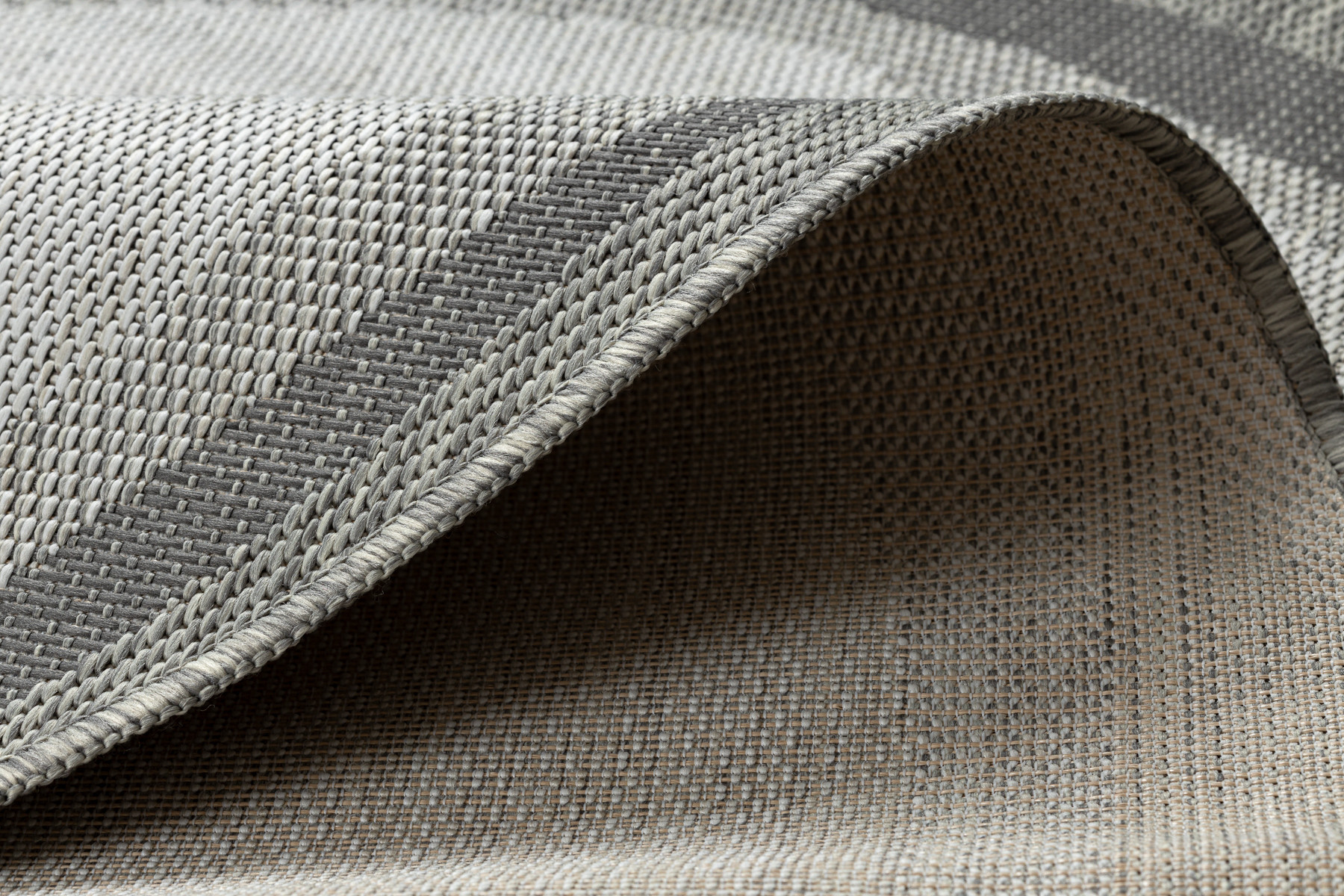 Koberec ORGANIC 2123 / krémový / šedý / naturální