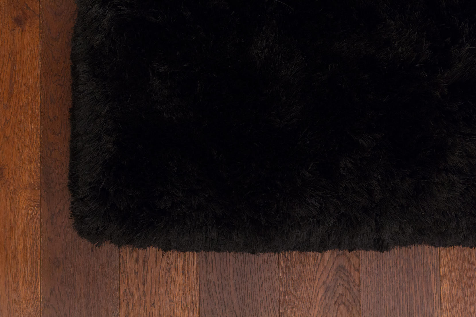 Koberec Plush Shaggy černý