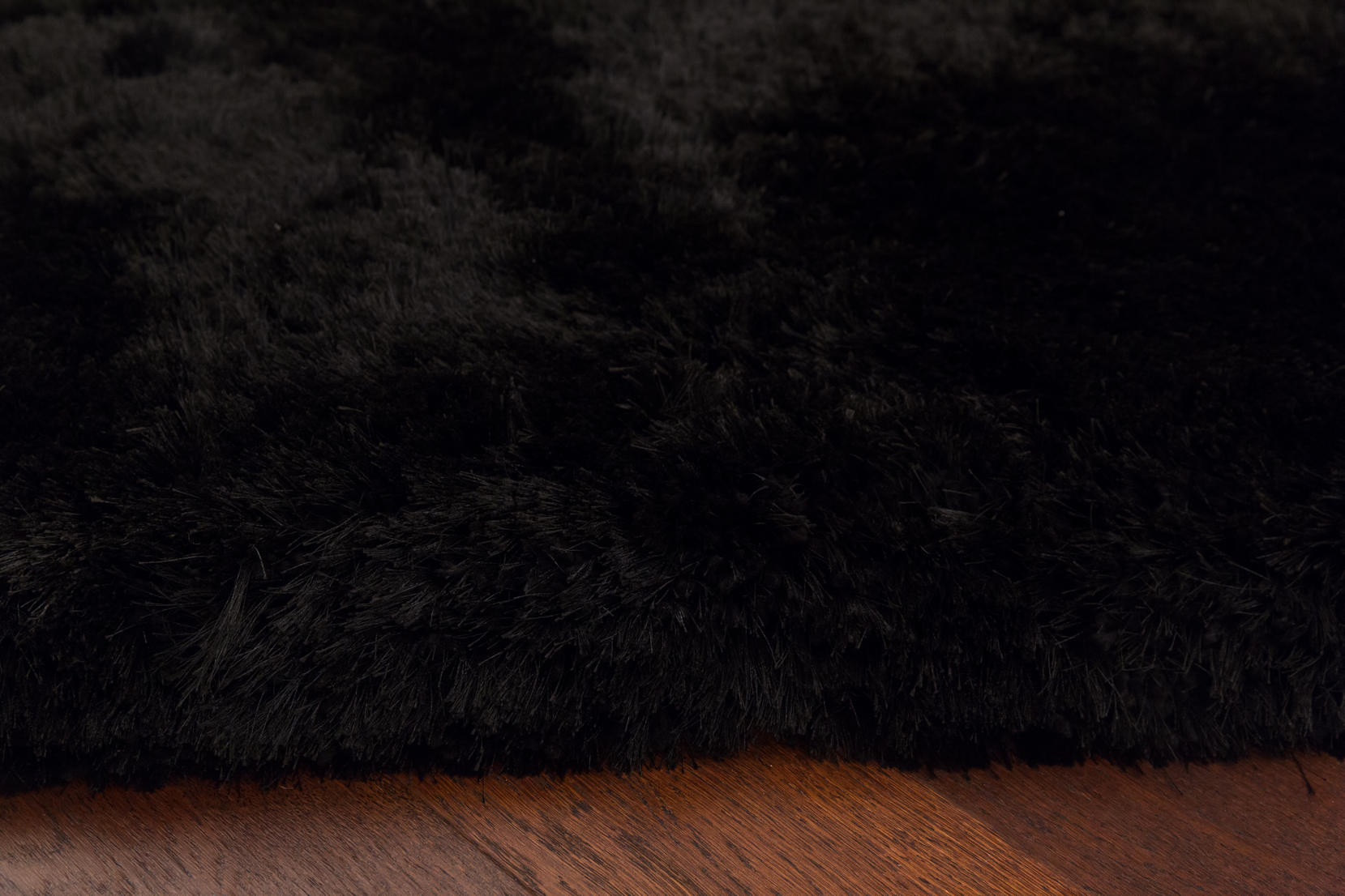 Koberec Plush Shaggy černý