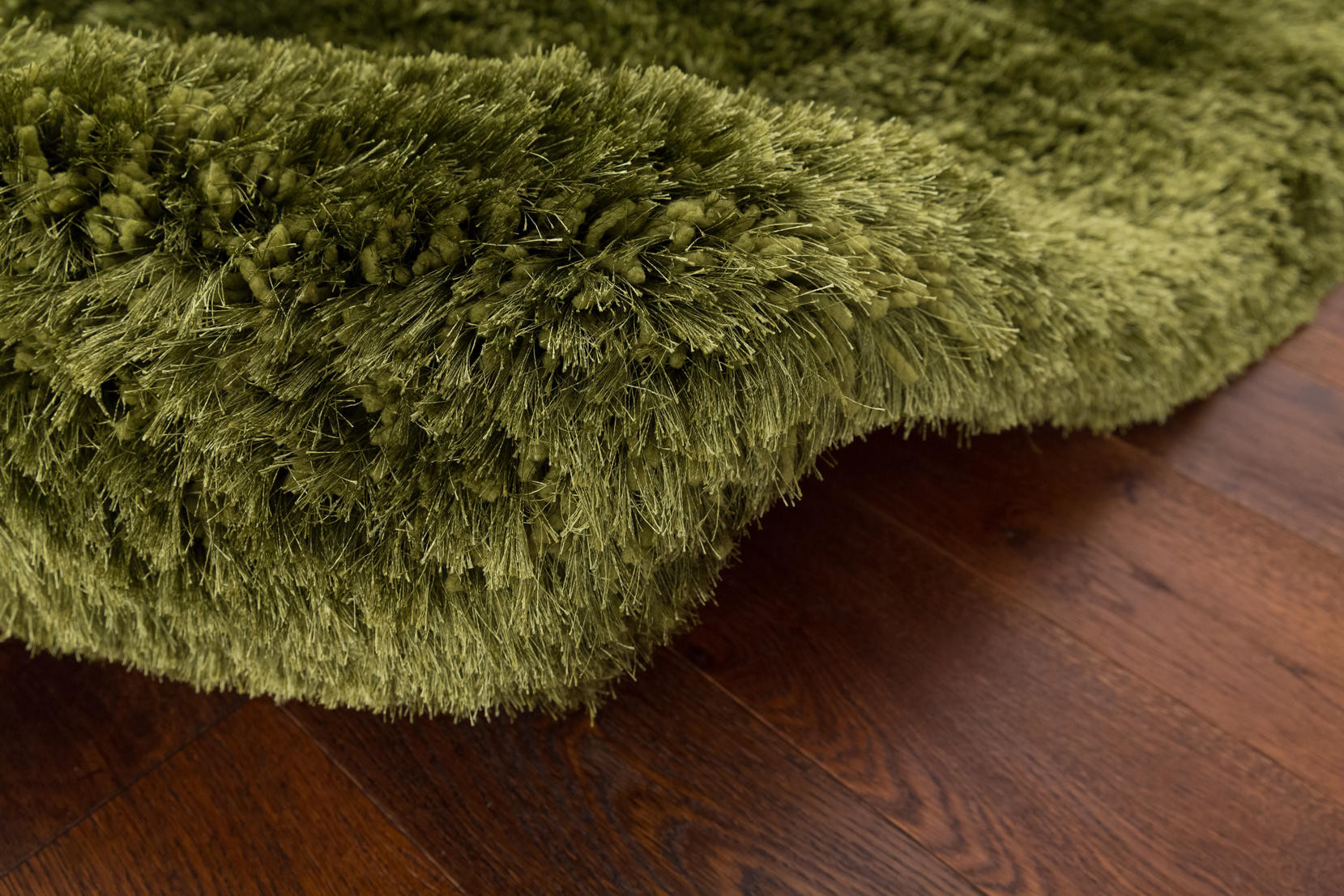 Koberec Plush Shaggy zelený