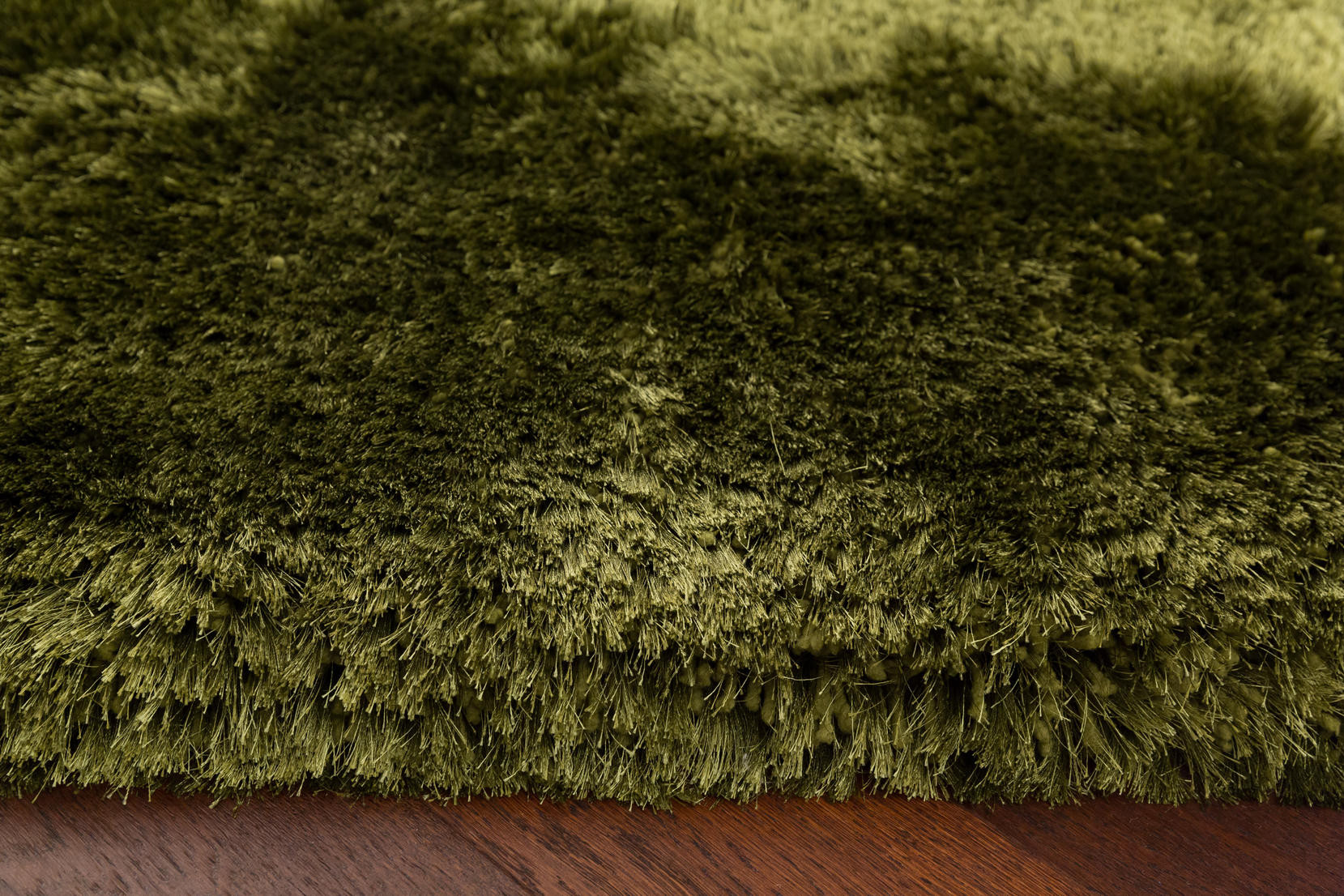 Koberec Plush Shaggy zelený