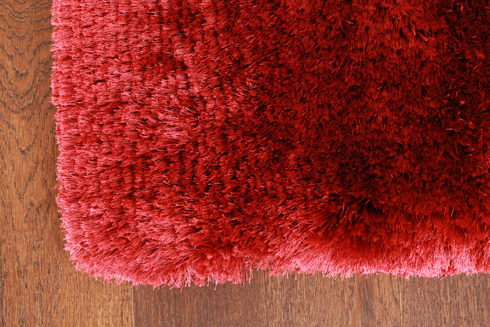 Koberec Plush Shaggy červený