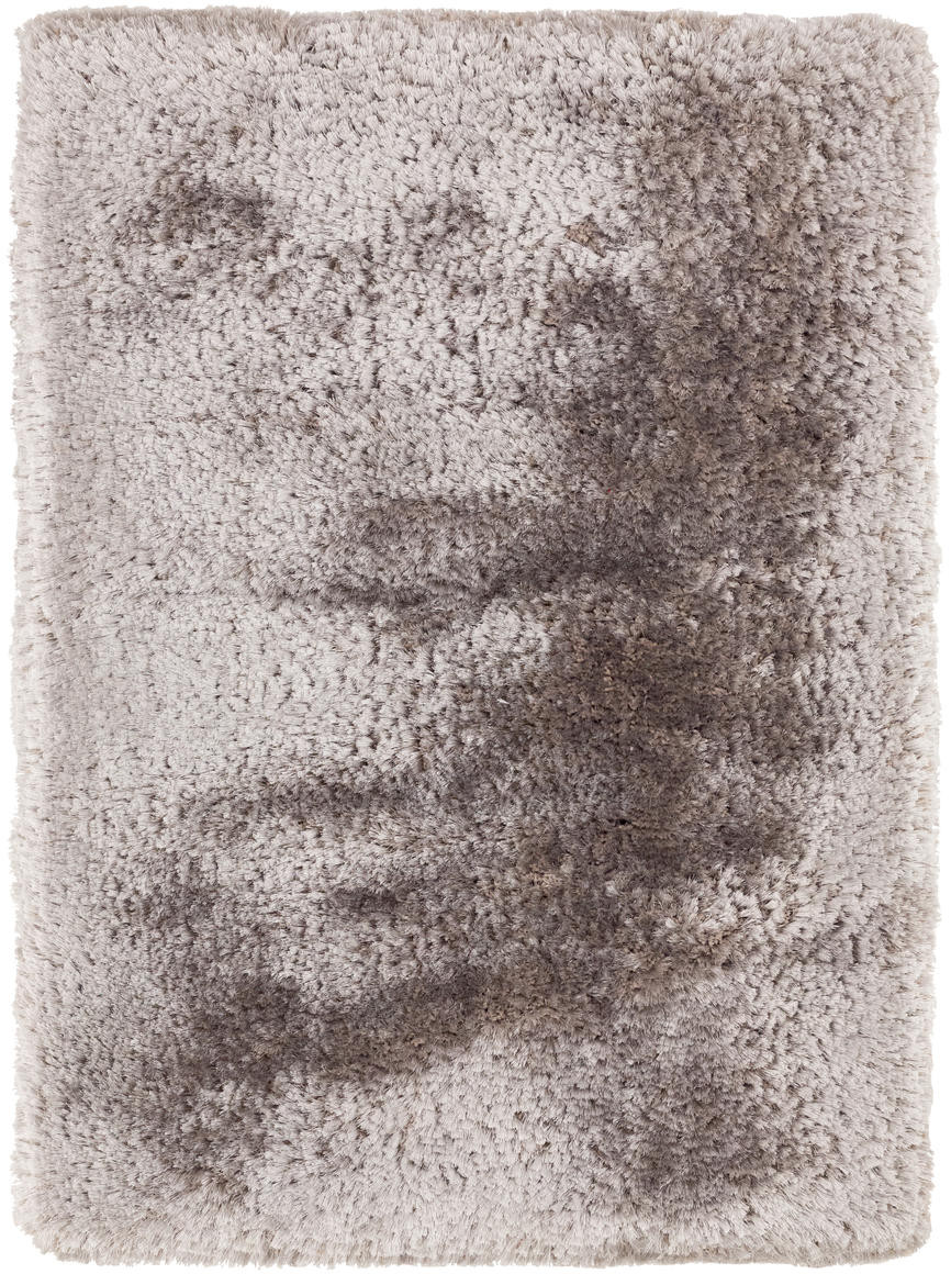 Koberec Plush Shaggy stříbrný