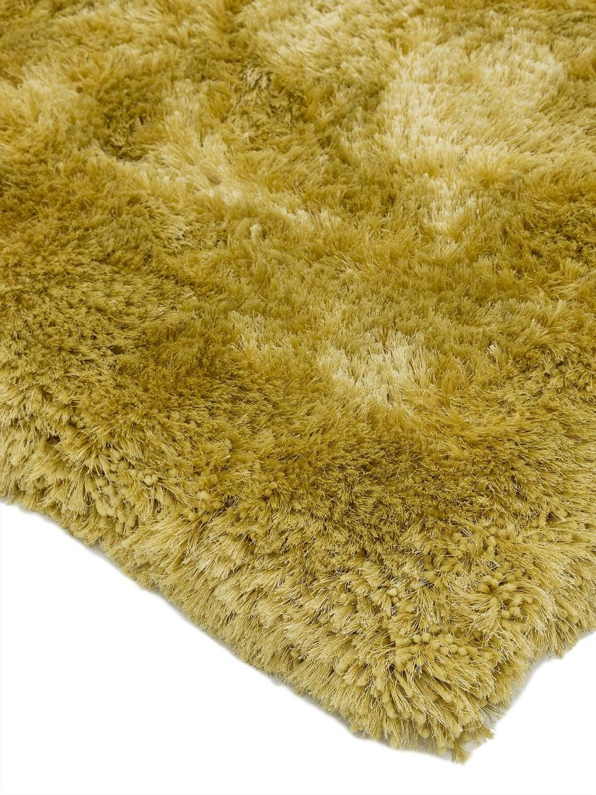 Koberec Plush Shaggy Yellow