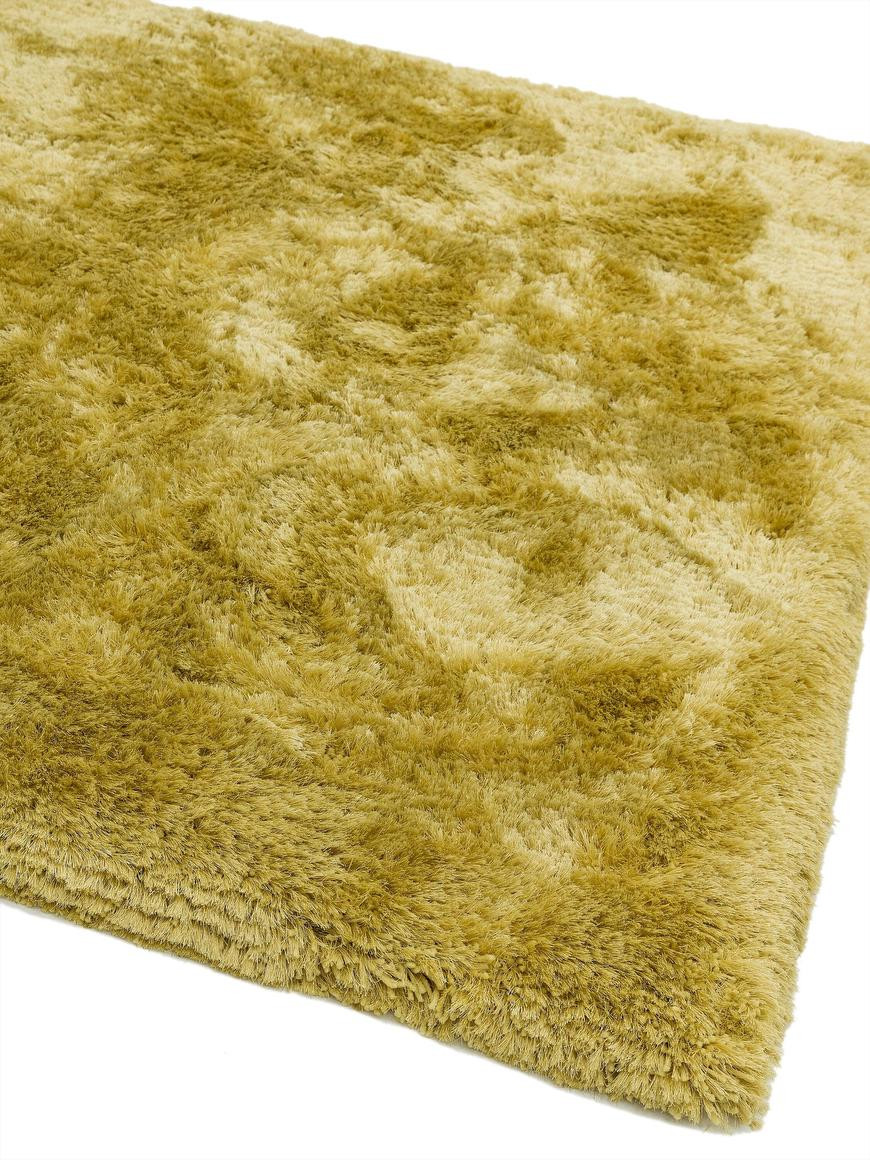 Koberec Plush Shaggy Yellow