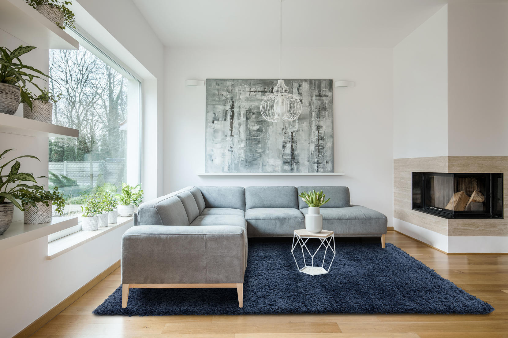 Koberec Ritchie modrý