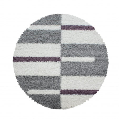 Koberec Gala kruh, šeříkový