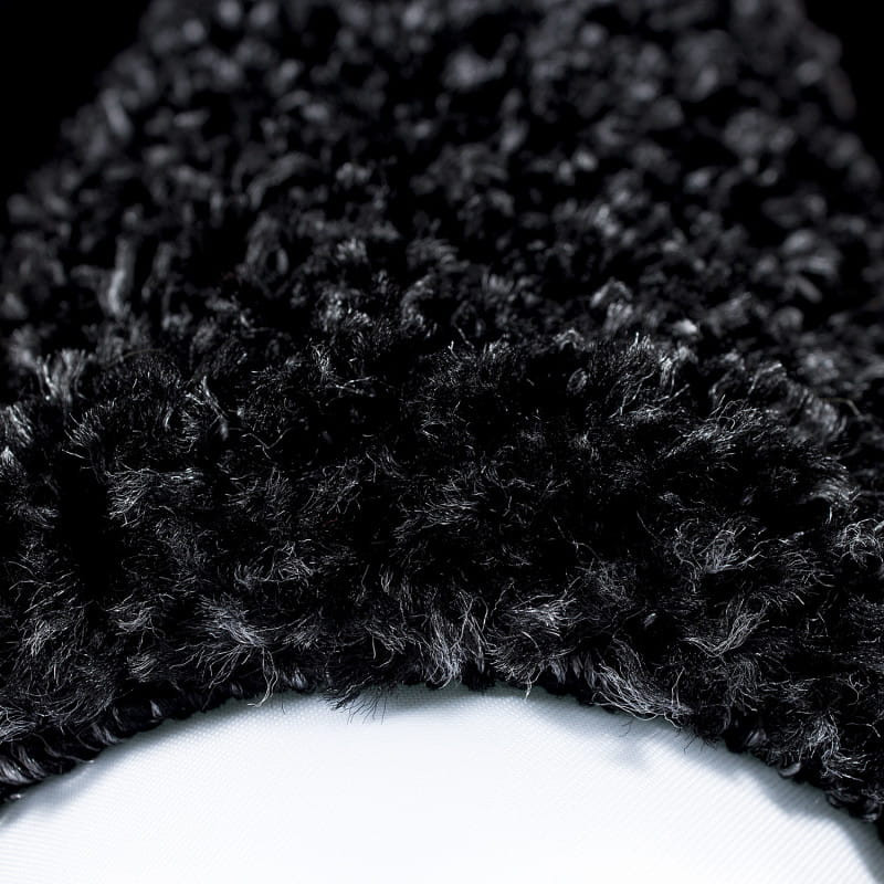 Koberec Shaggy Life antracit - kruh