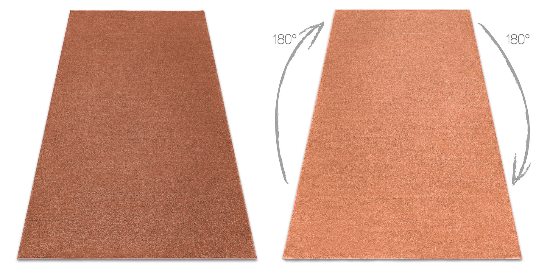 Koberec SOFTY terakota