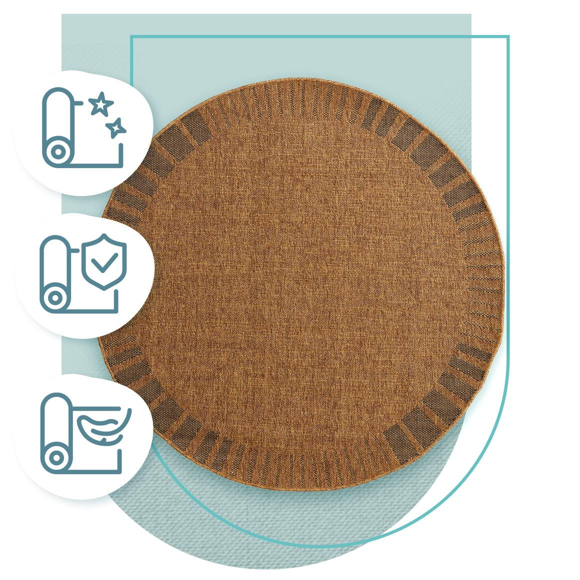 Koberec Adana Bati Beige kruh