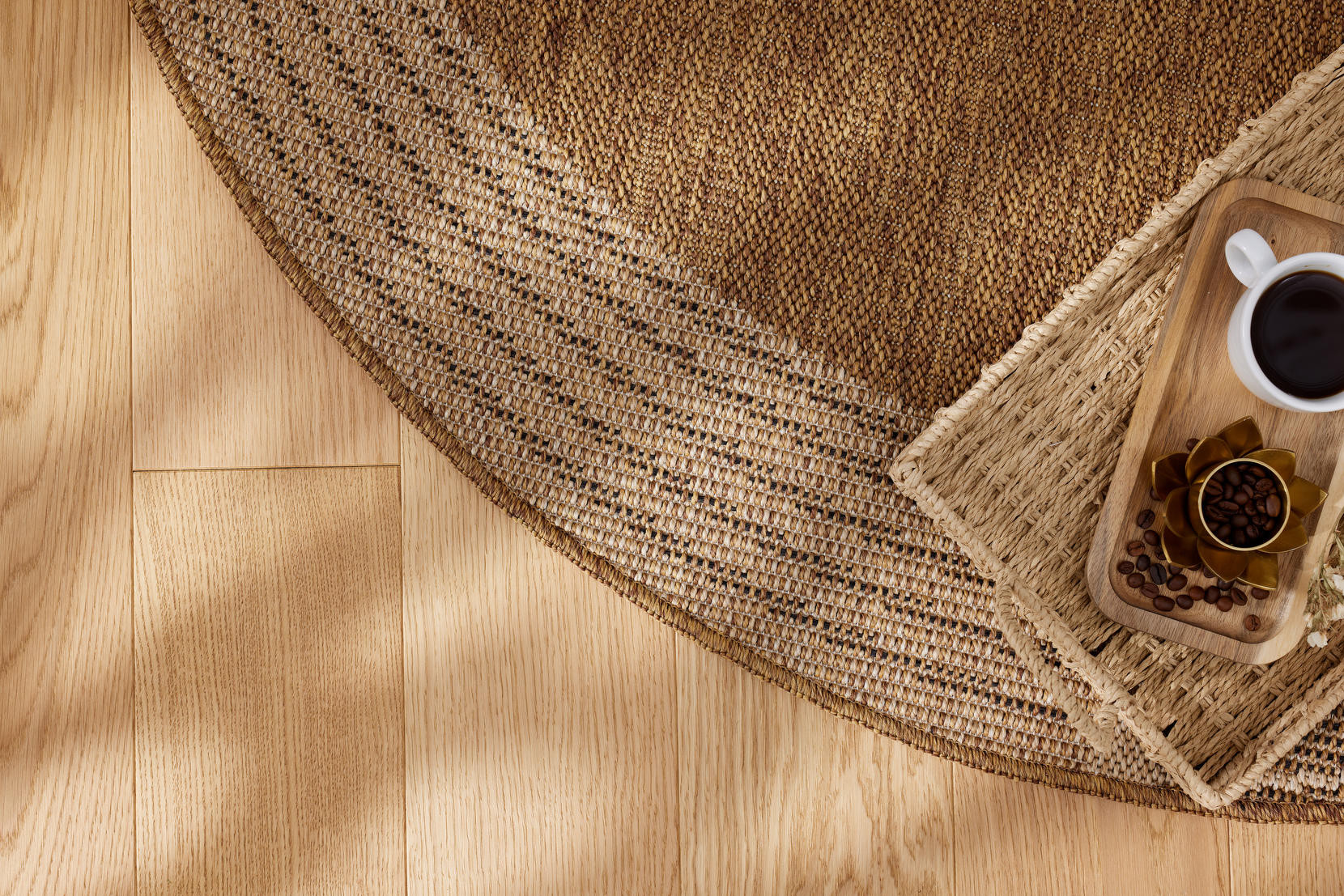 Koberec Adana Bloom Beige kruh