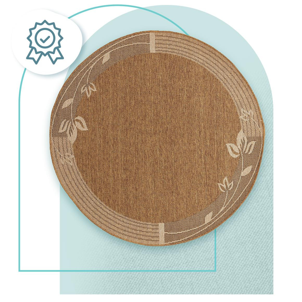 Koberec Adana Bloom Beige kruh