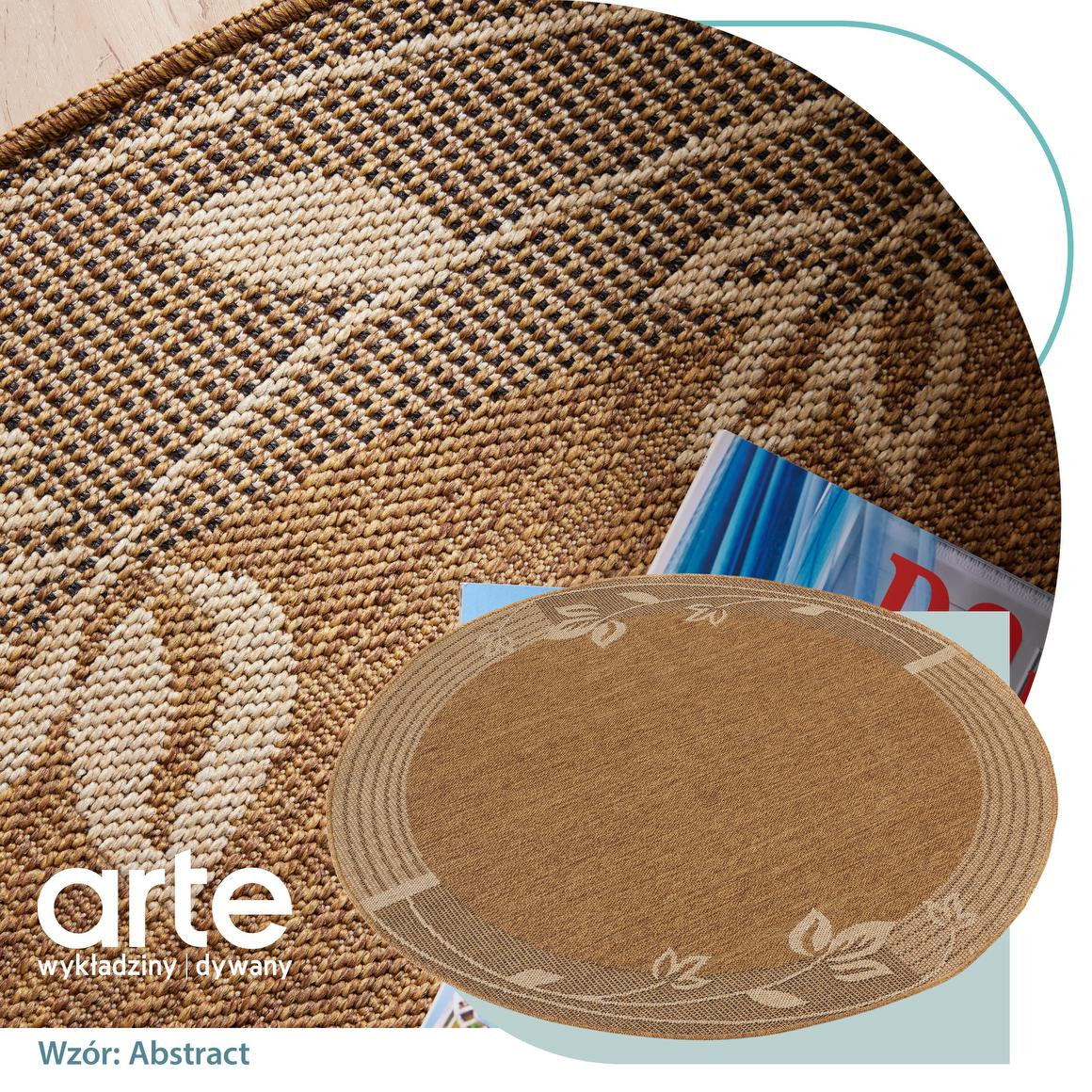 Koberec Adana Bloom Beige kruh