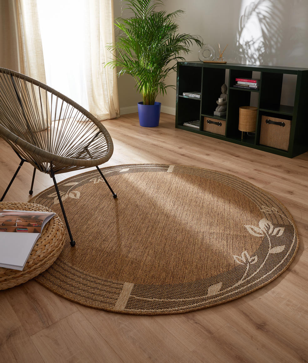 Koberec Adana Bloom Beige kruh