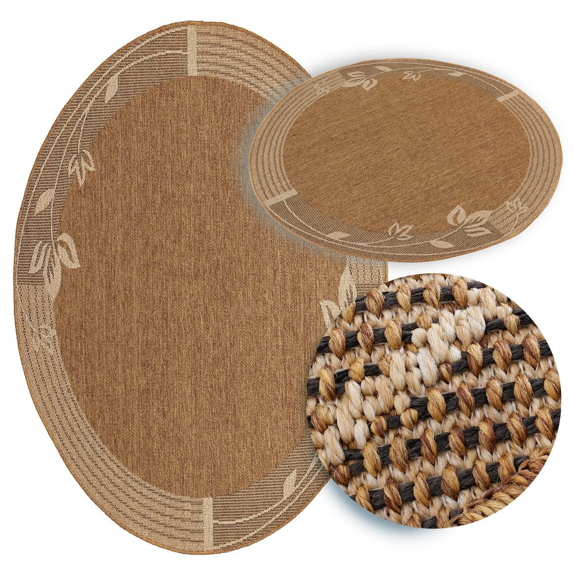 Koberec Adana Bloom Beige kruh