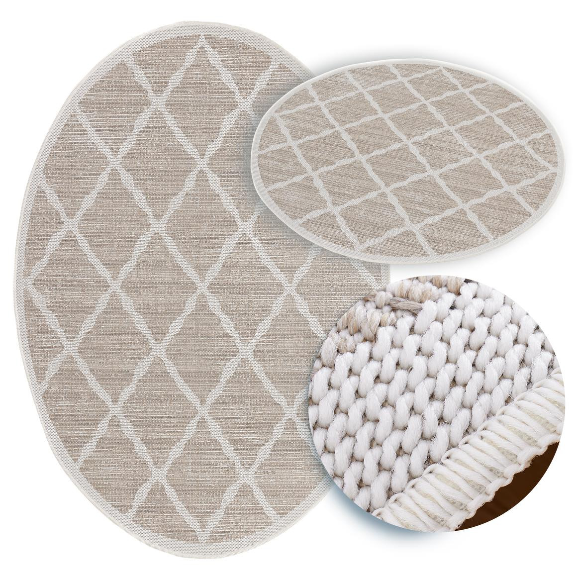 Koberec Adana Braid Grey kruh