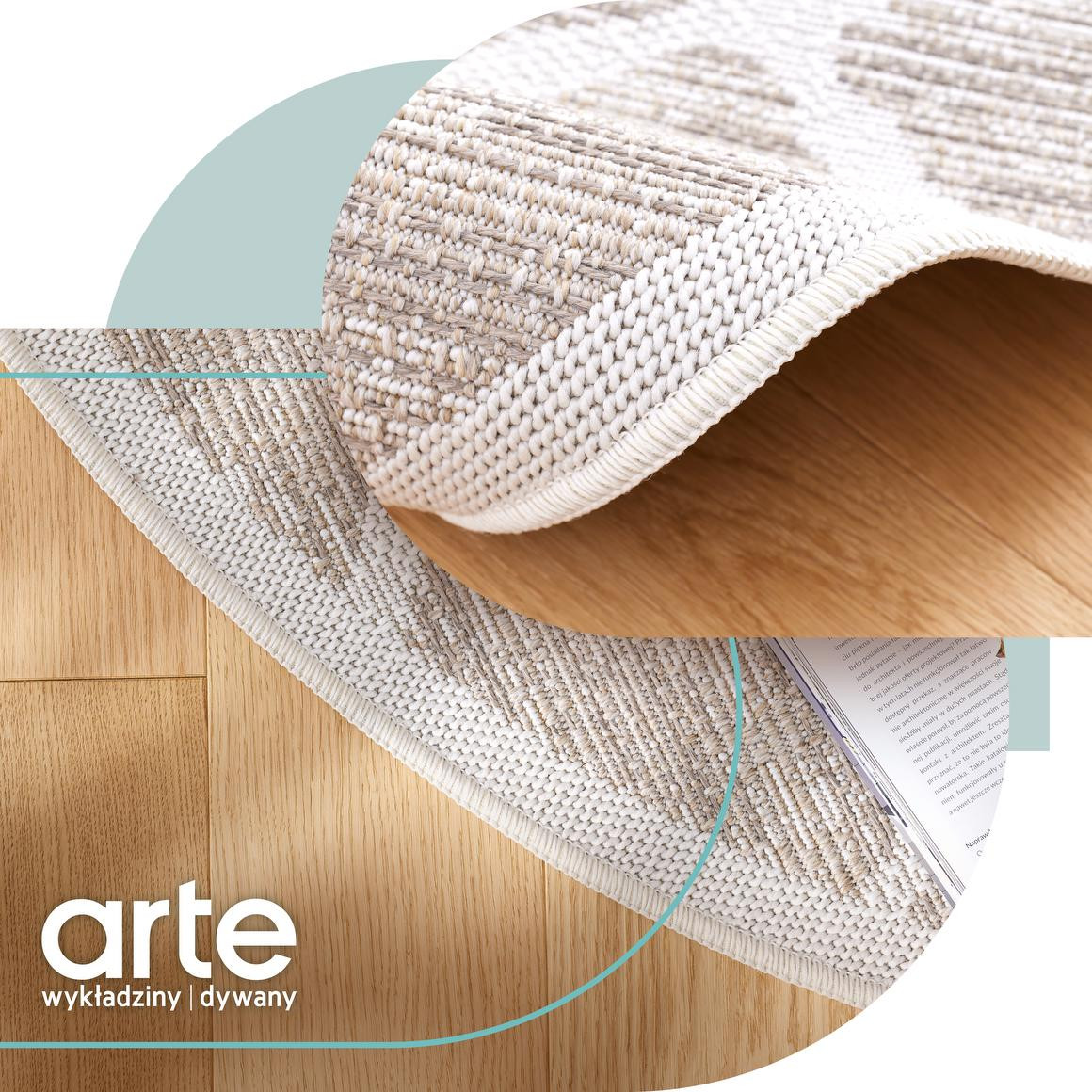 Koberec Adana Braid Grey kruh