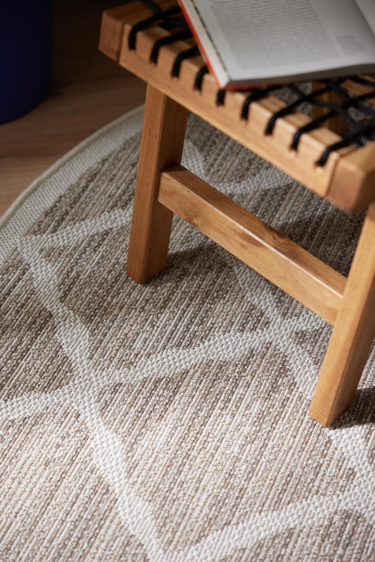 Koberec Adana Braid Grey kruh