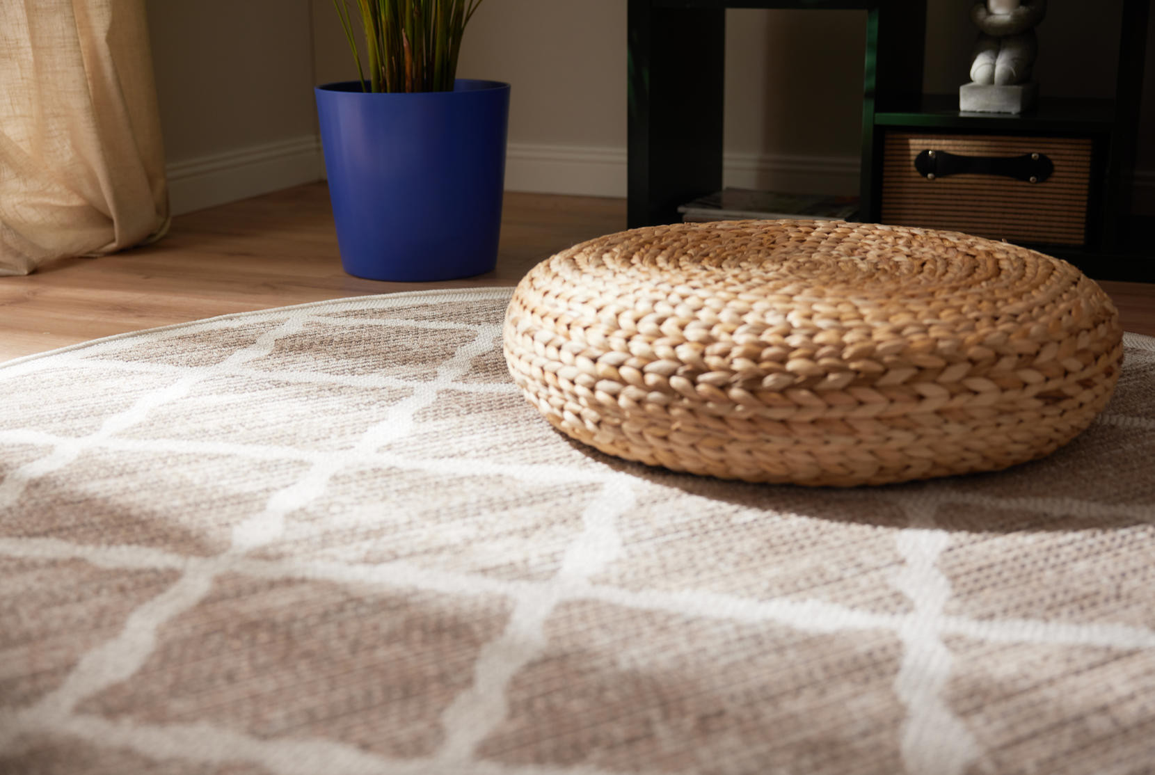 Koberec Adana Braid Grey kruh