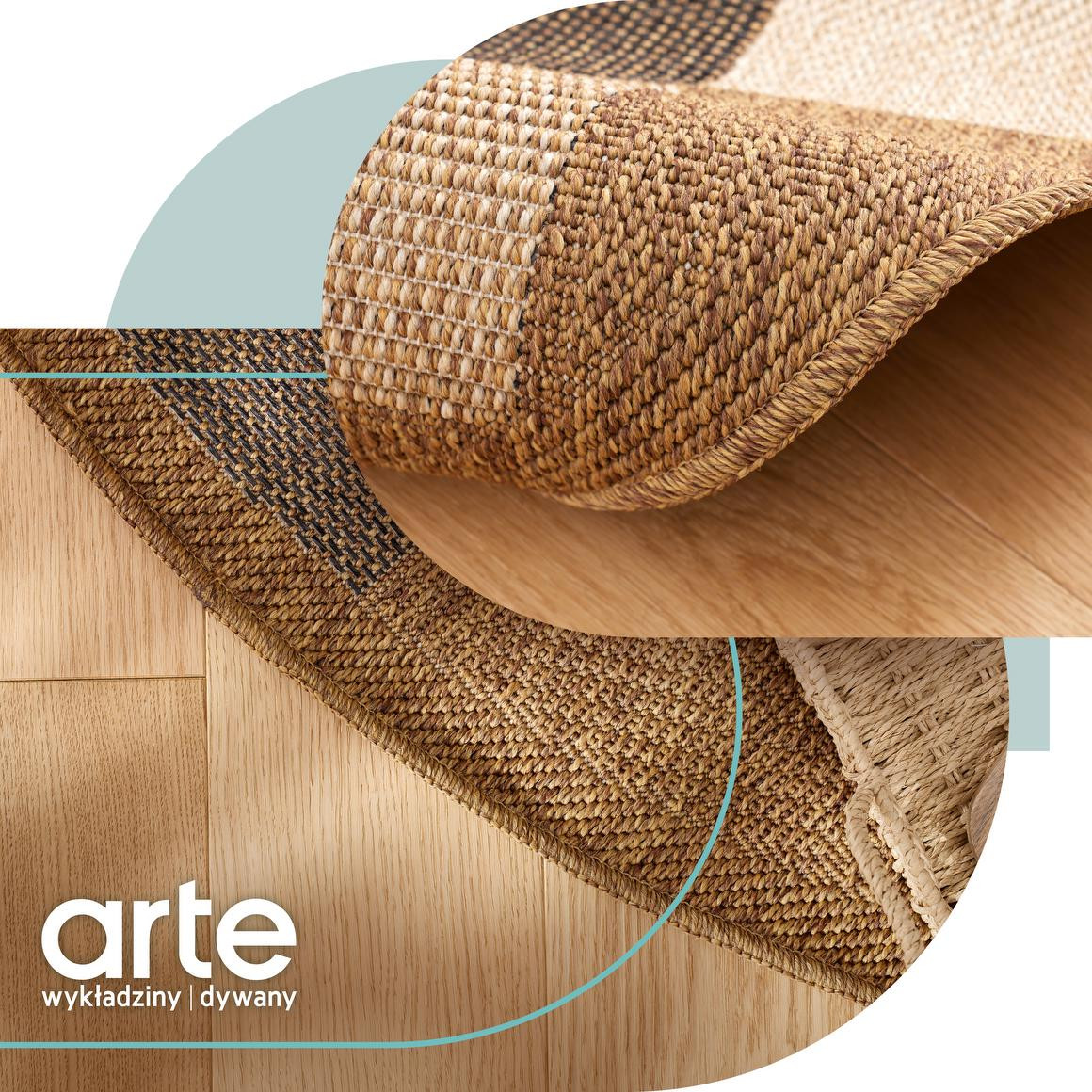 Koberec Adana Chess Beige kruh