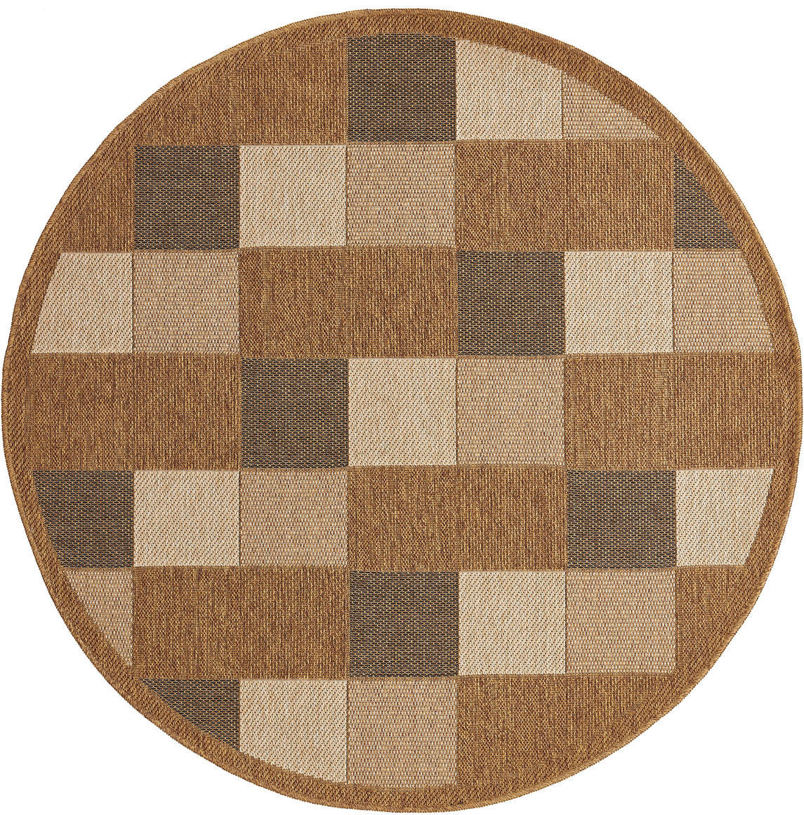 Koberec Adana Chess Beige kruh