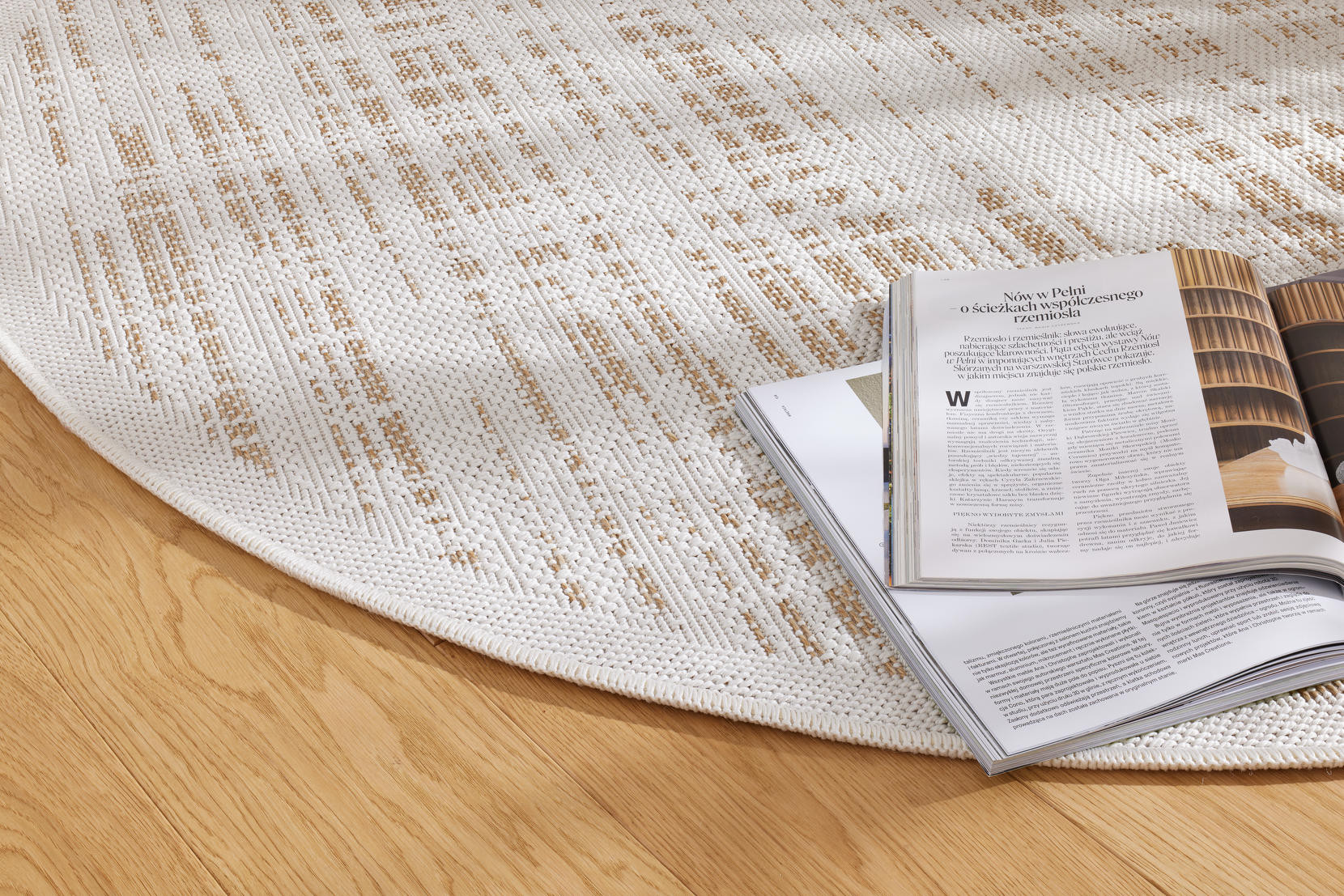 Koberec Adana Fuzzy Beige kruh