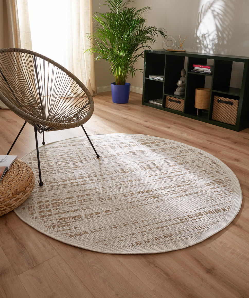 Koberec Adana Fuzzy Beige kruh