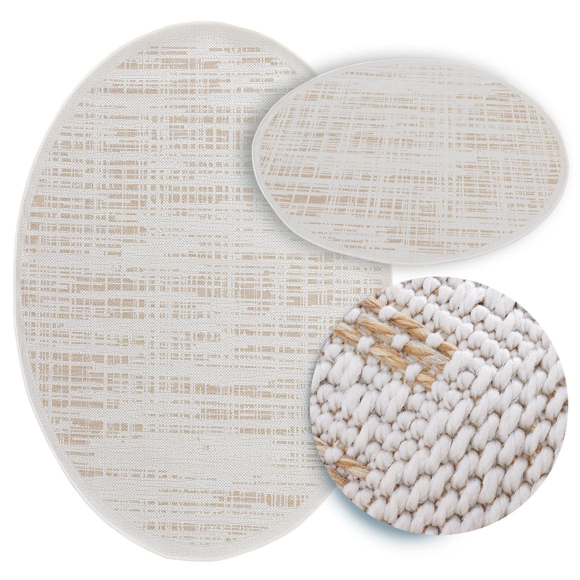 Koberec Adana Fuzzy Beige kruh