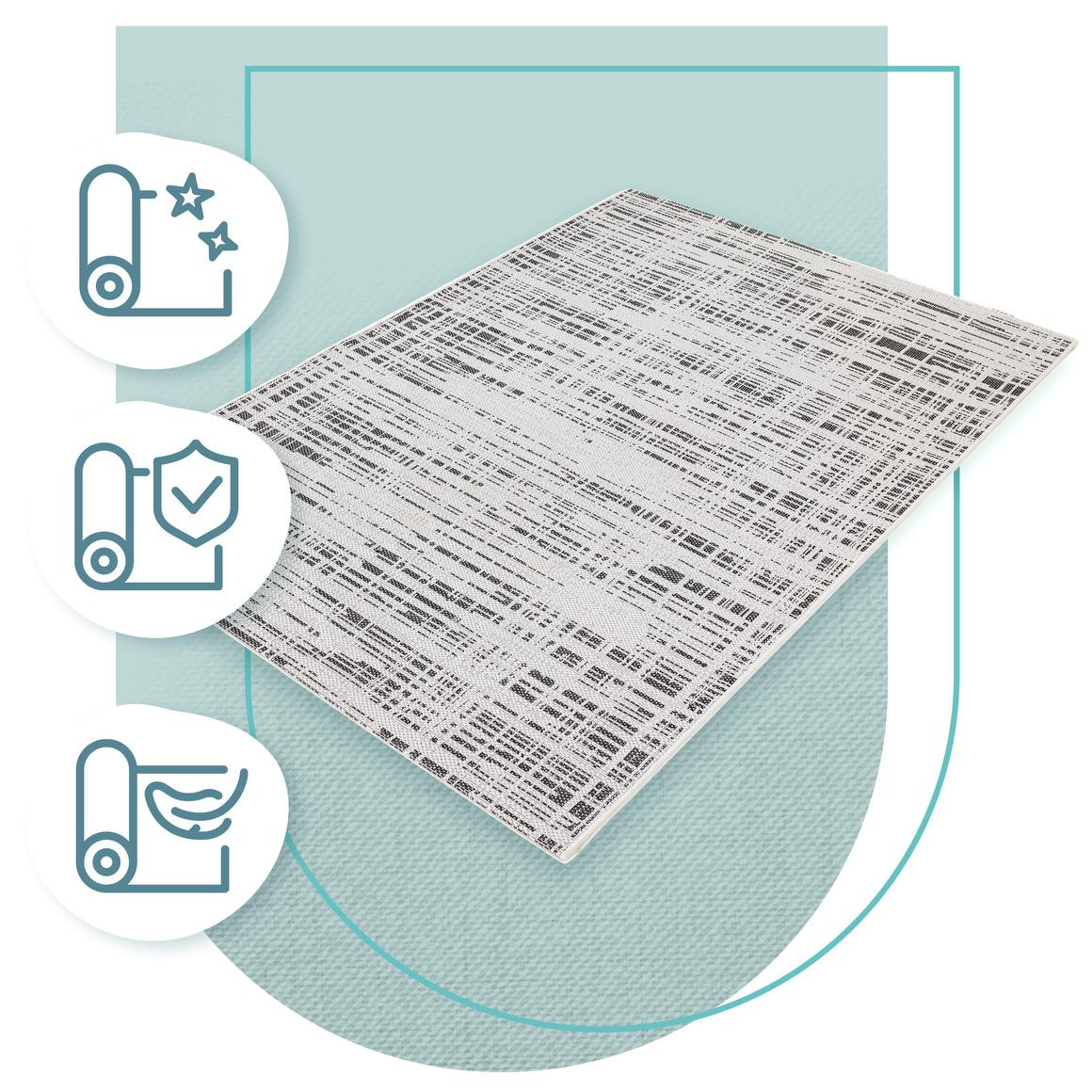 Koberec Adana Fuzzy Grey