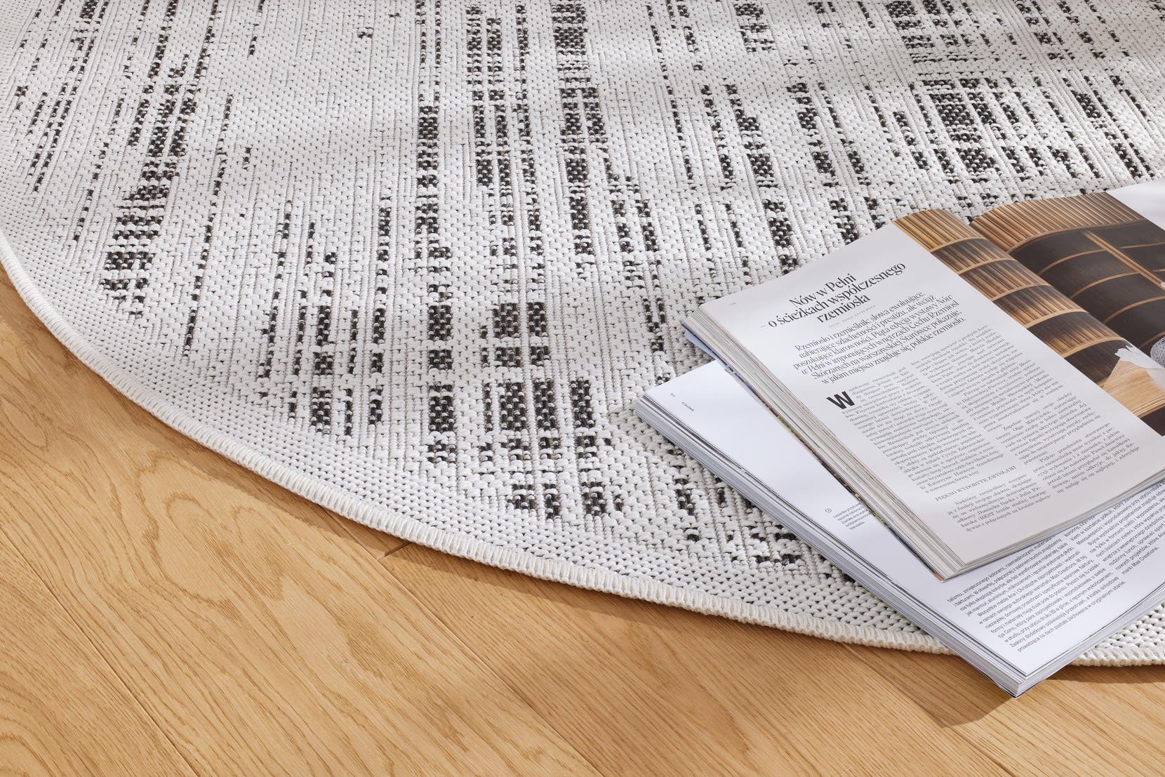 Koberec Adana Fuzzy Grey kruh