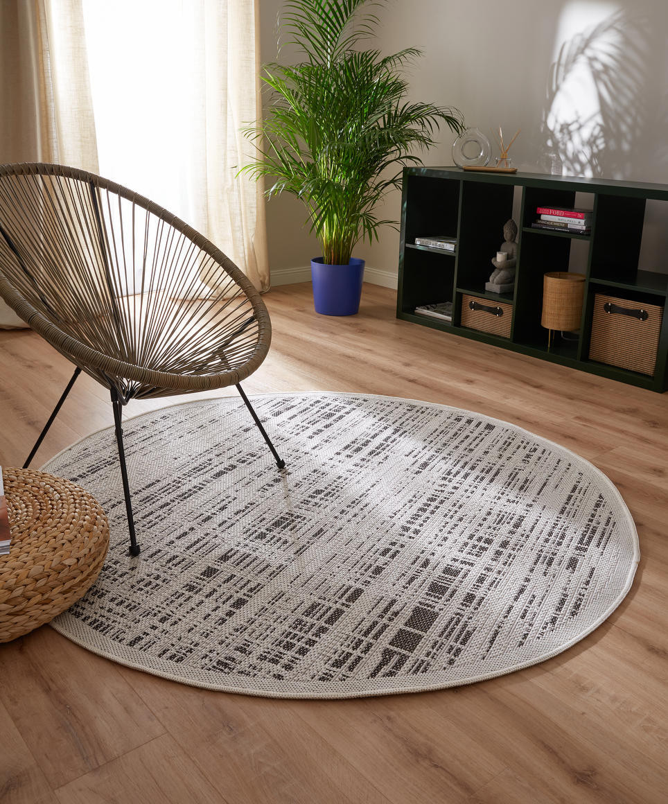 Koberec Adana Fuzzy Grey kruh