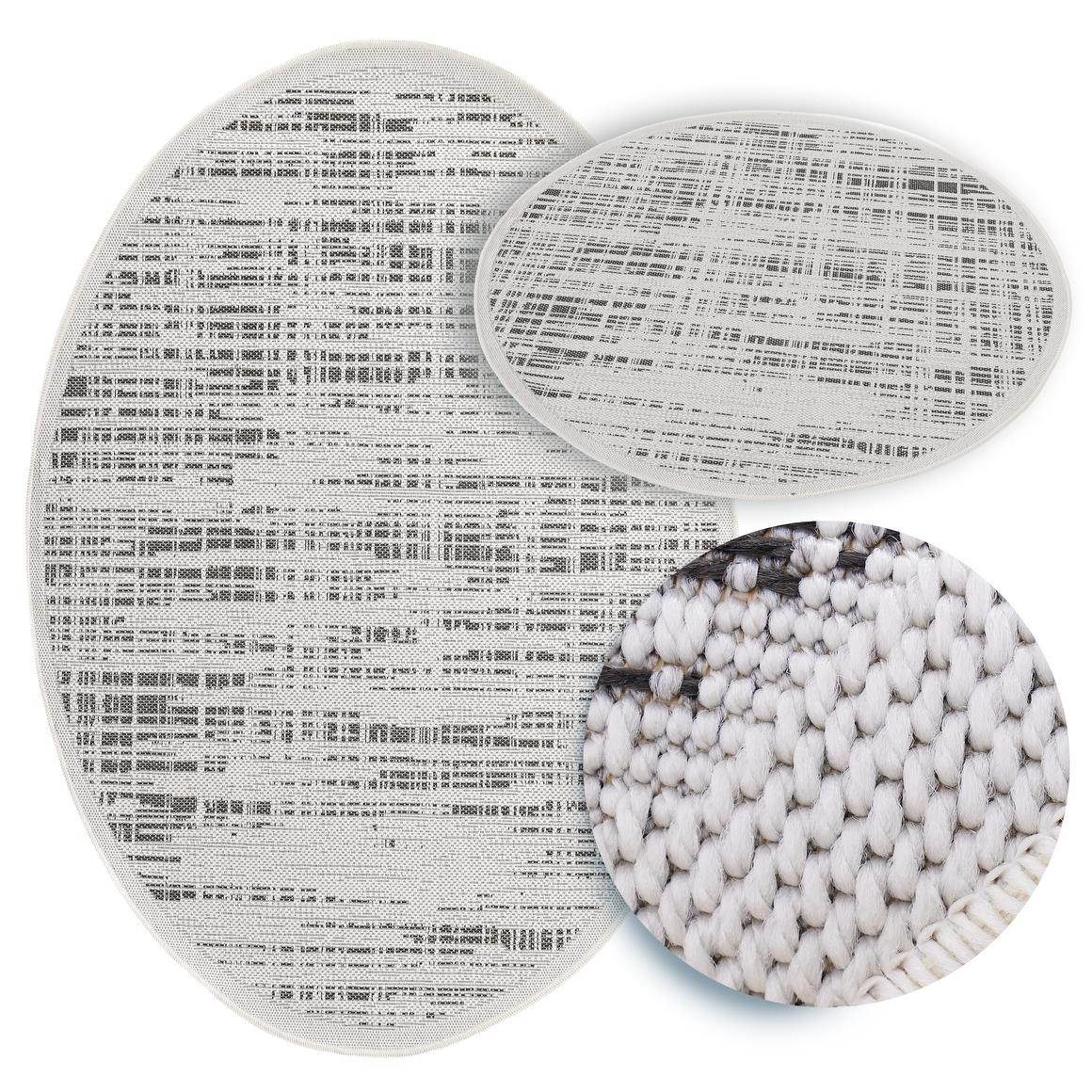 Koberec Adana Fuzzy Grey kruh