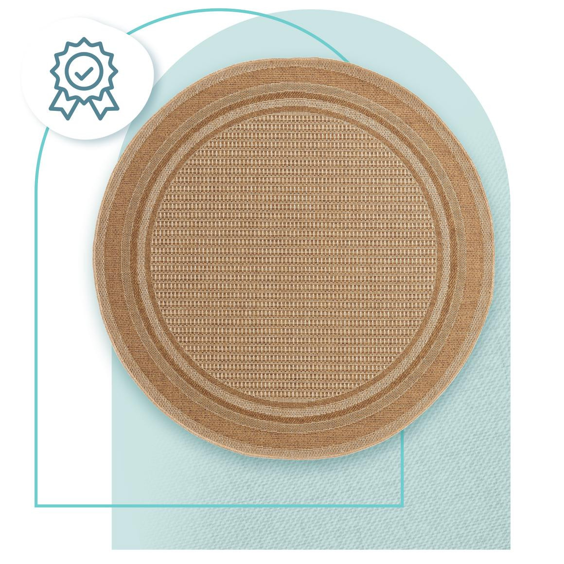 Koberec Adana Ramis béžový kruh