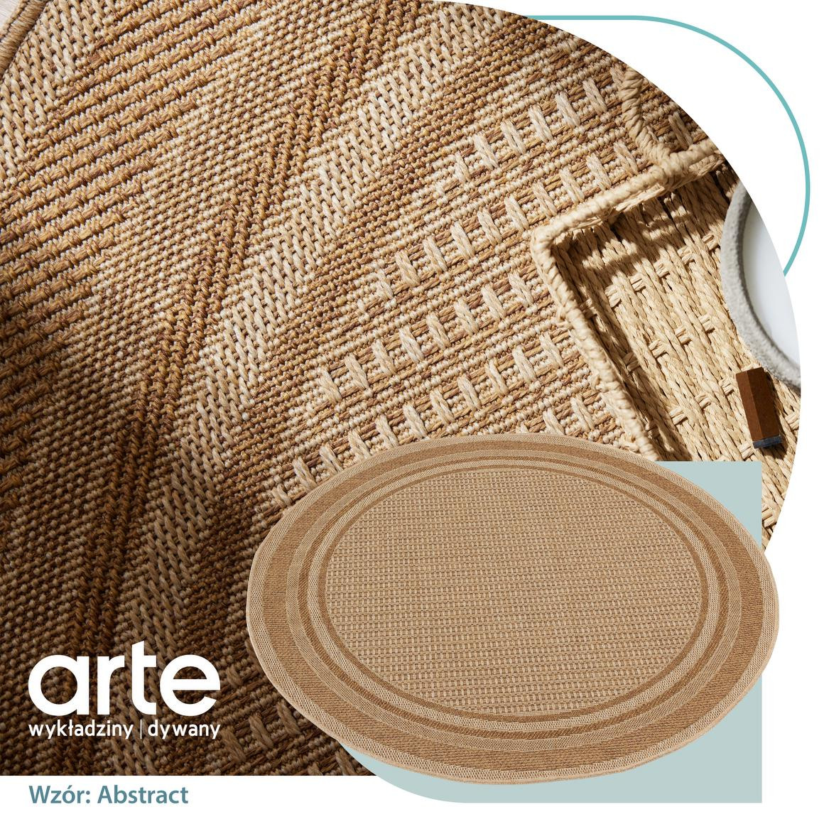 Koberec Adana Ramis béžový kruh