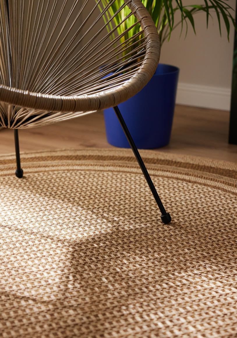 Koberec Adana Ramis béžový kruh