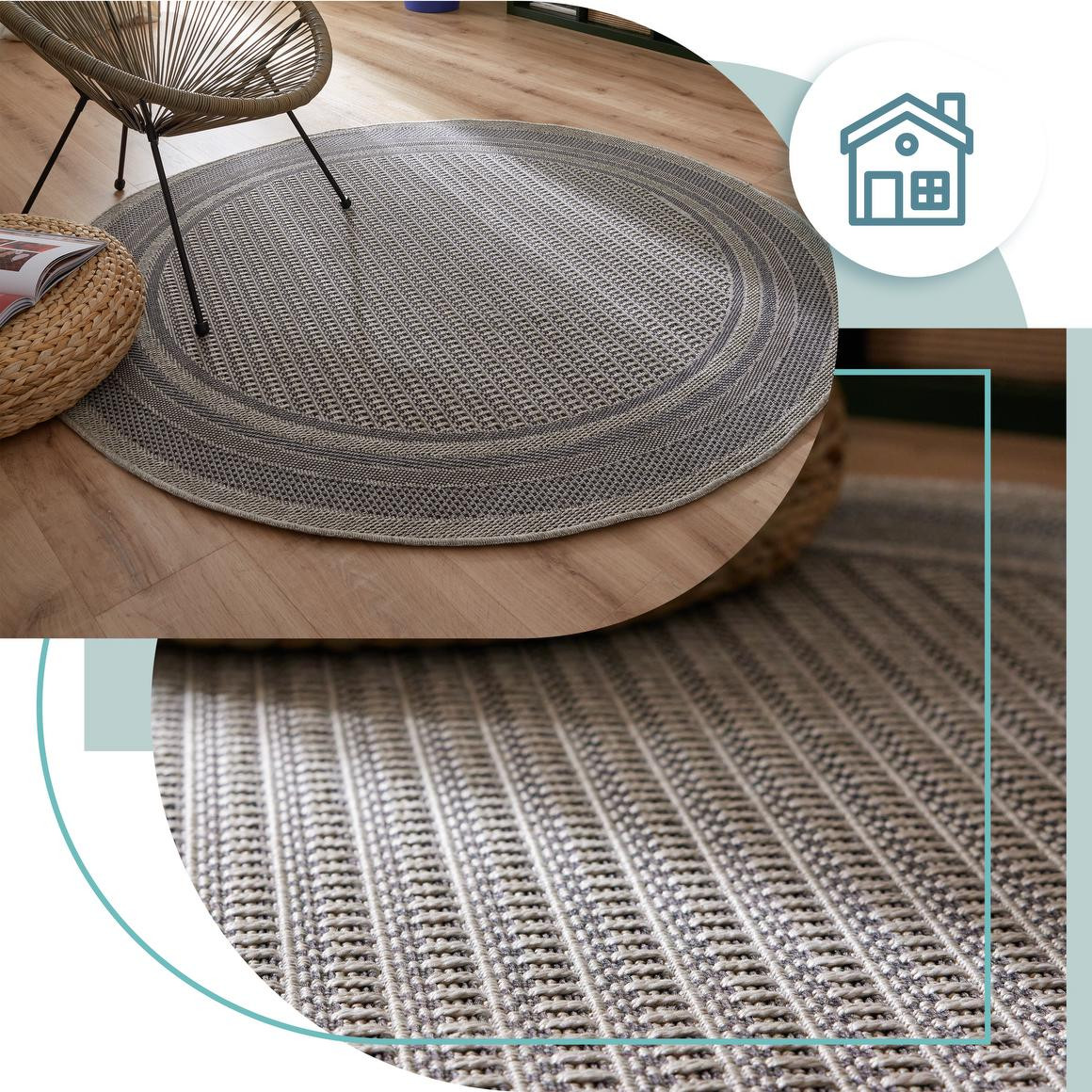 Koberec Adana Ramis Slate kruh