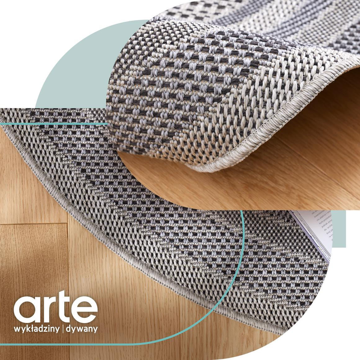 Koberec Adana Ramis Slate kruh