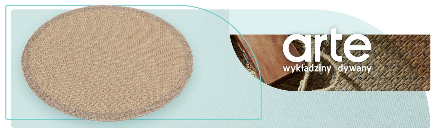 Koberec Adana Sheer béžový kruh