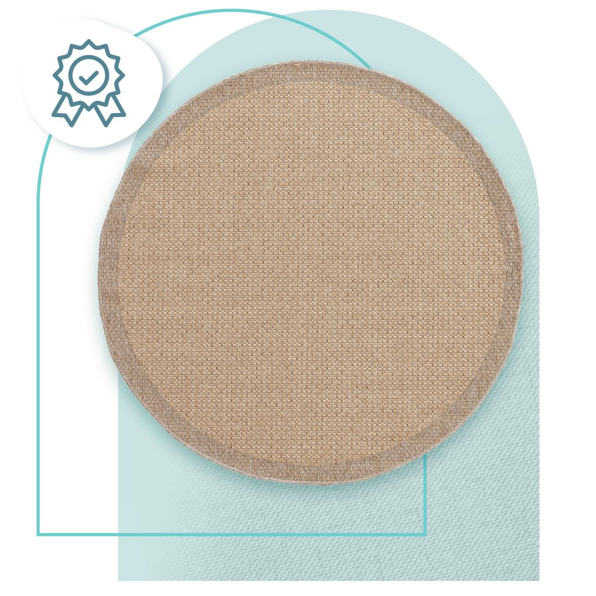 Koberec Adana Sheer béžový kruh