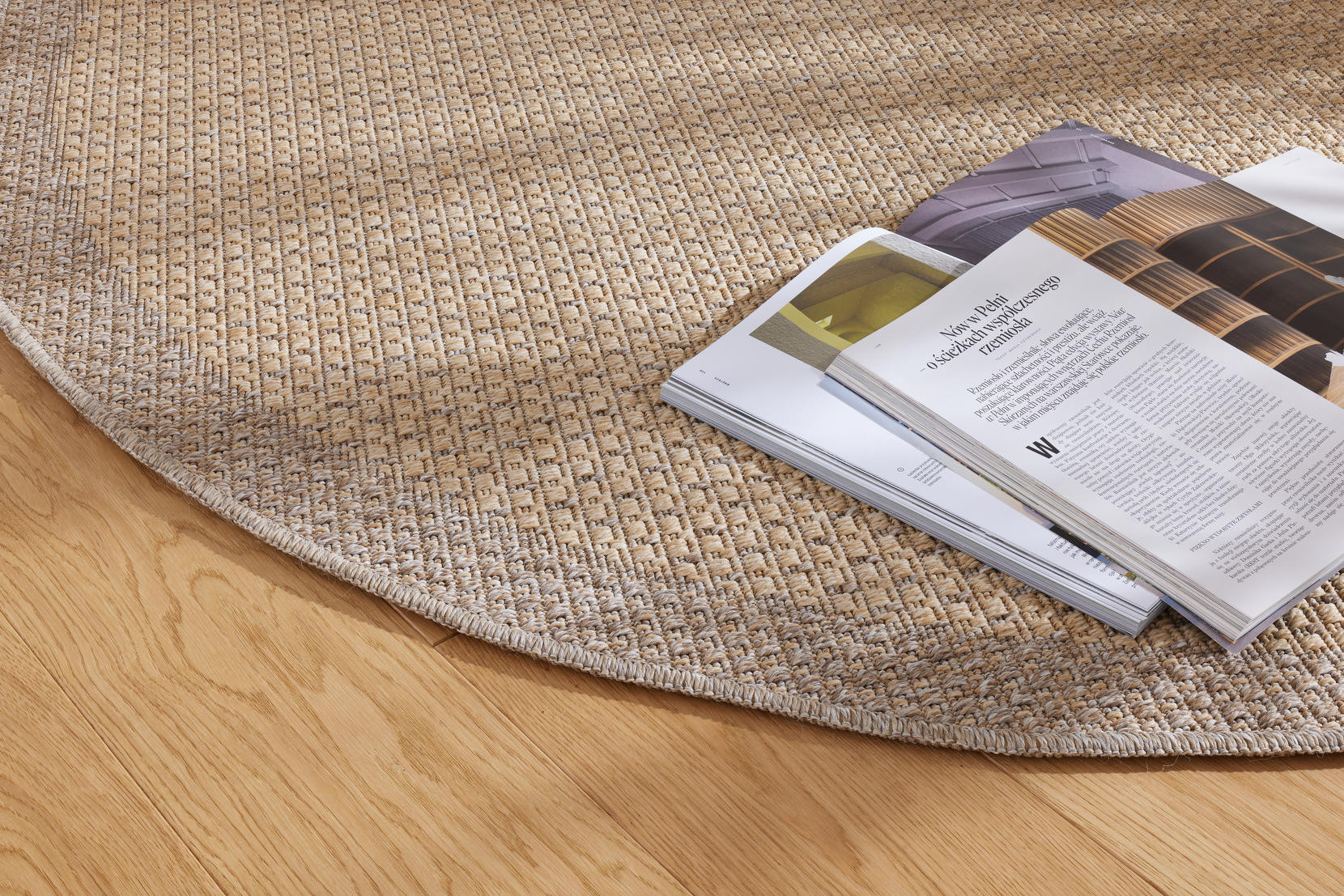 Koberec Adana Sheer béžový kruh