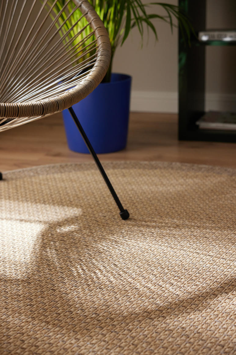 Koberec Adana Sheer béžový kruh