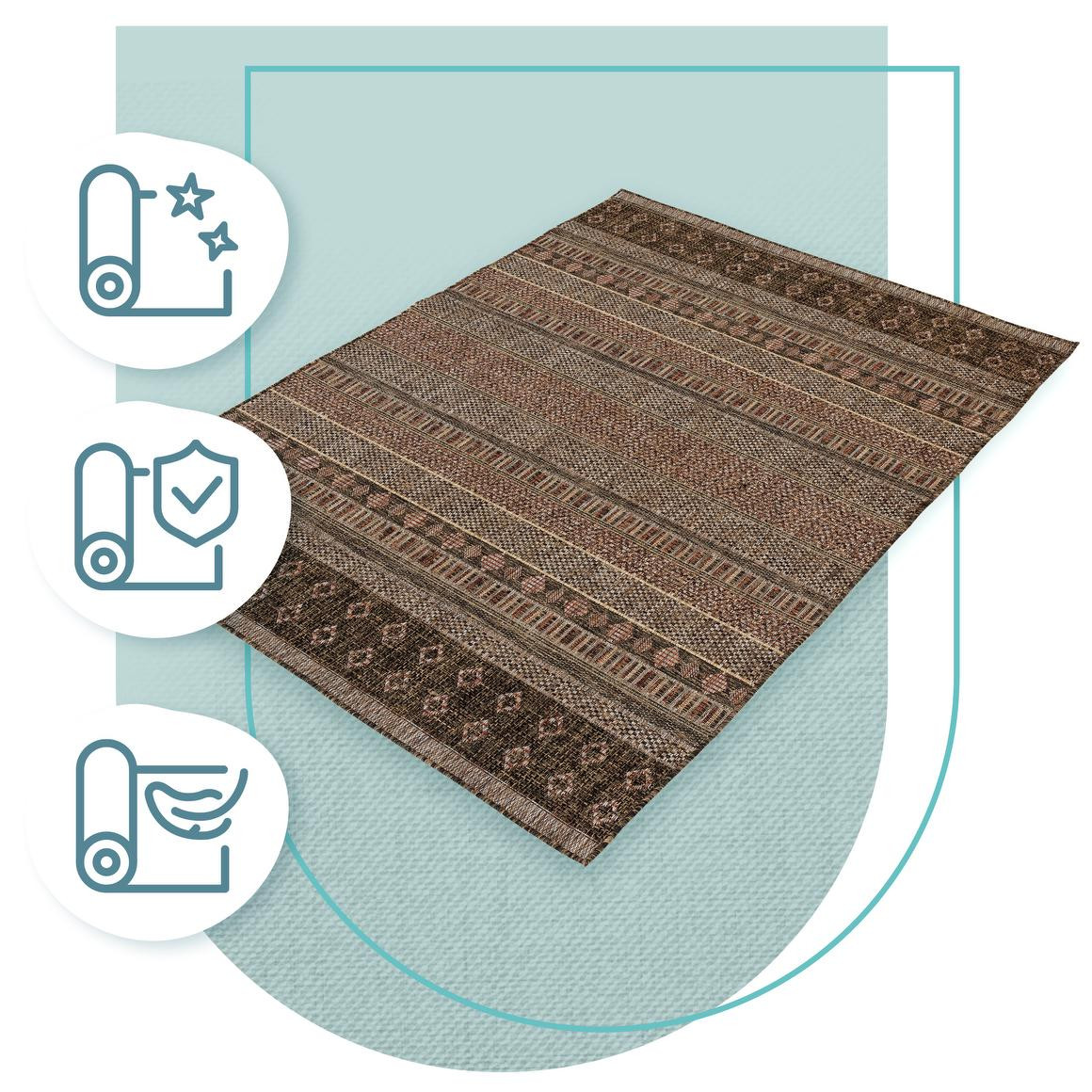 Koberec Fener Ribbon Brown