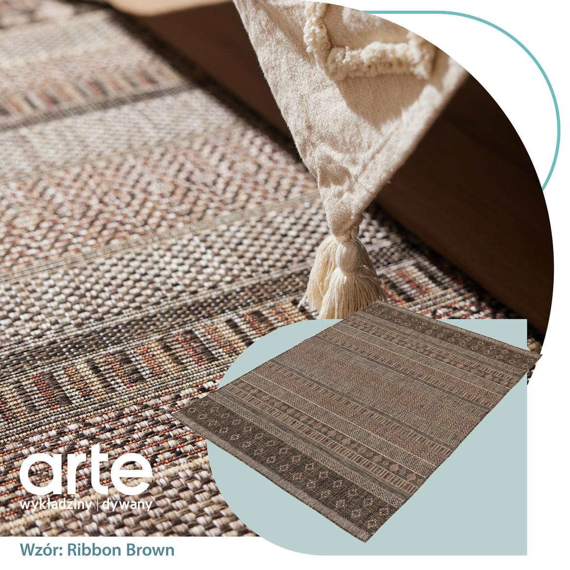 Koberec Fener Ribbon Brown