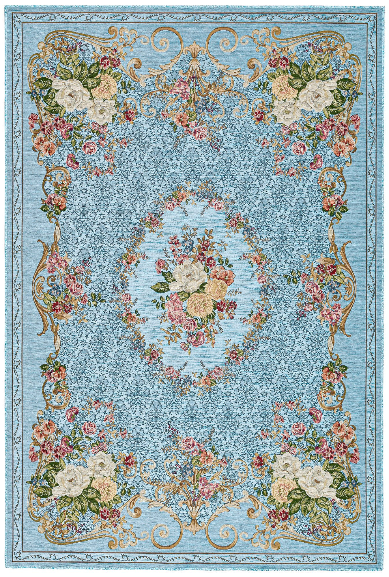 Koberec FLOMI FLORENCE tyrkysový