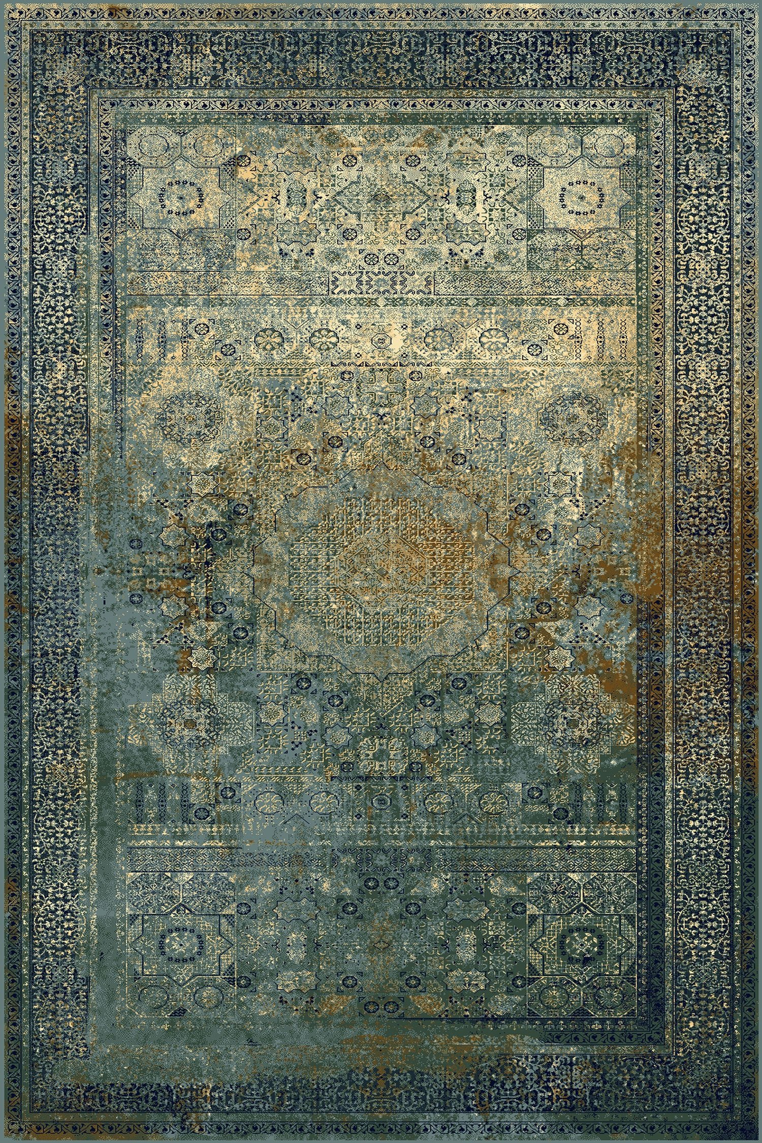 Koberec tradiční MAMLUK tmavomodrý