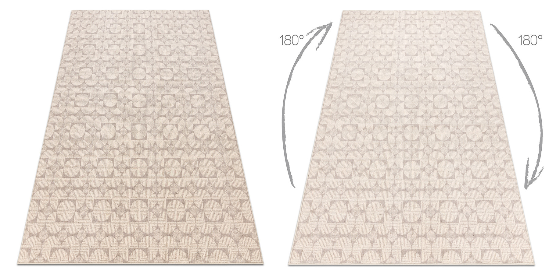 Koberec ANGEL 7887/52022 béžový / šedý