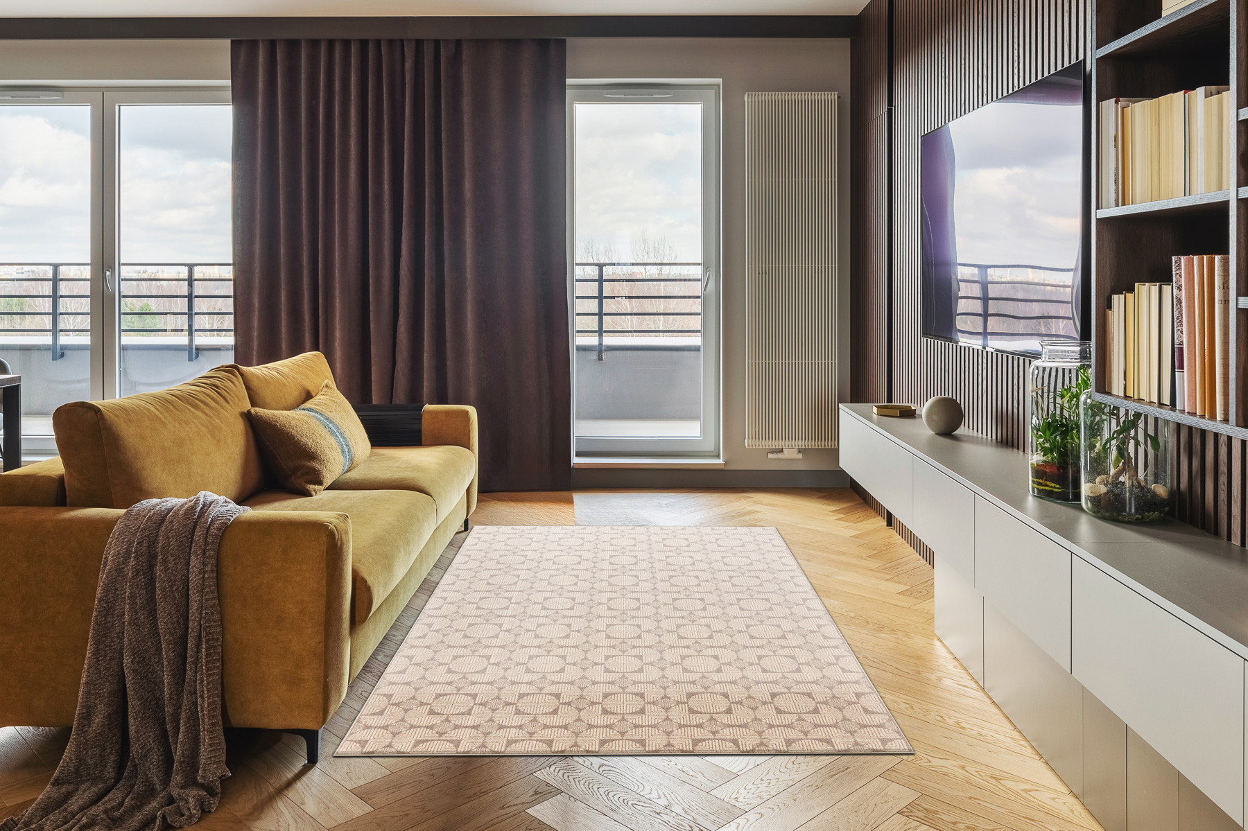 Koberec ANGEL 7887/52022 béžový / šedý