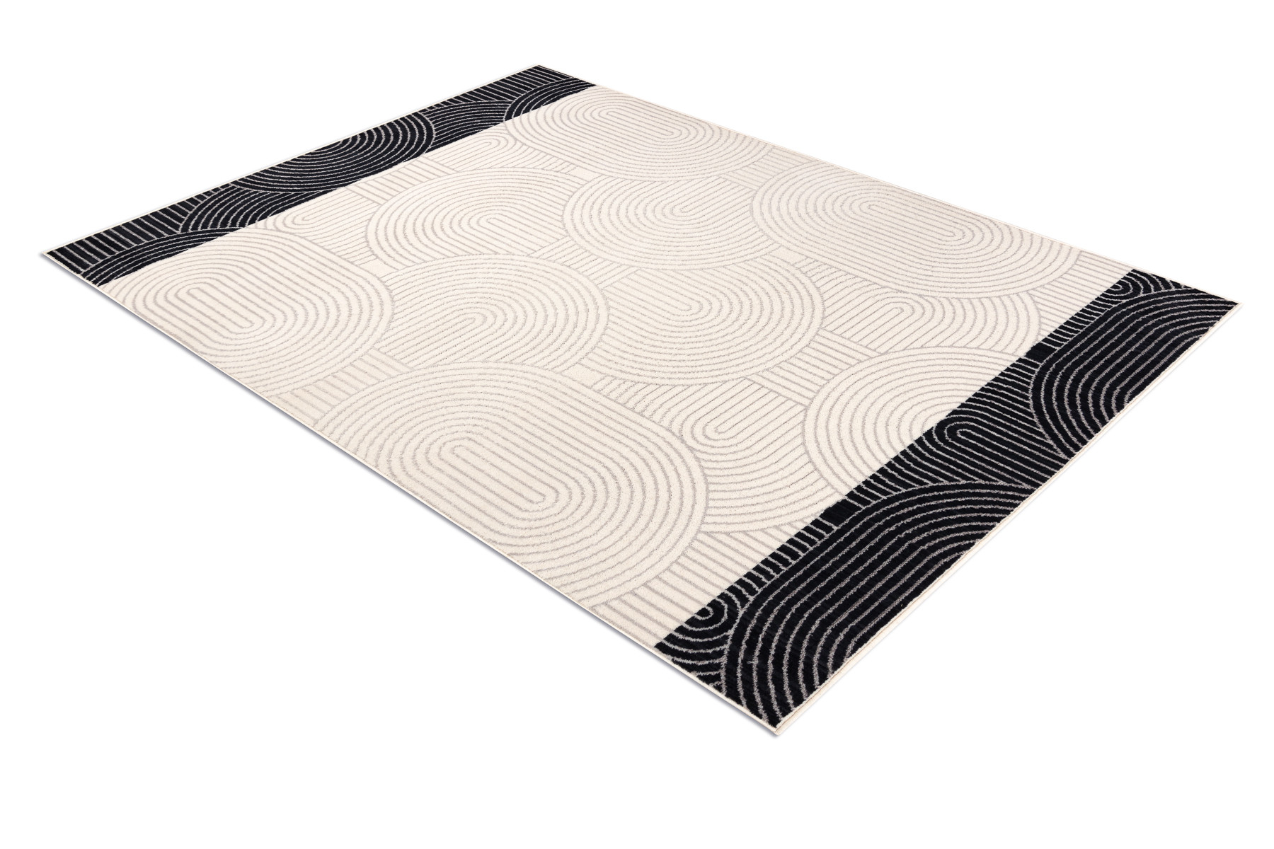 Koberec ANGEL 7901 / 52044 geometrický, béžový / černý