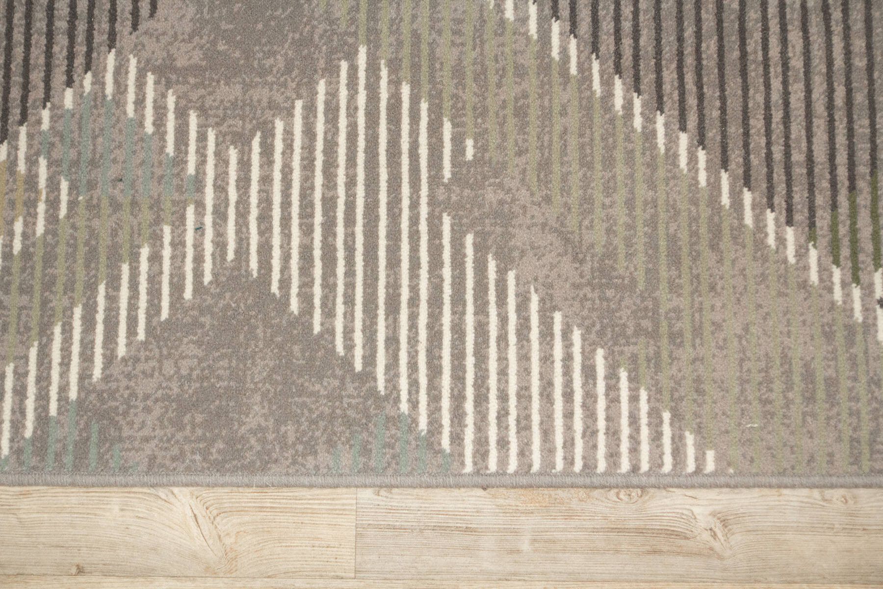 Koberec Ballata Elian Shale geometrický, šedý / zelený